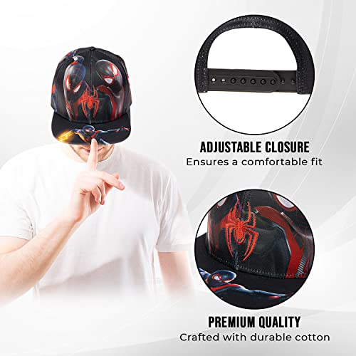 Spiderman Character Costume Embroidered Snapback Baseball Cap