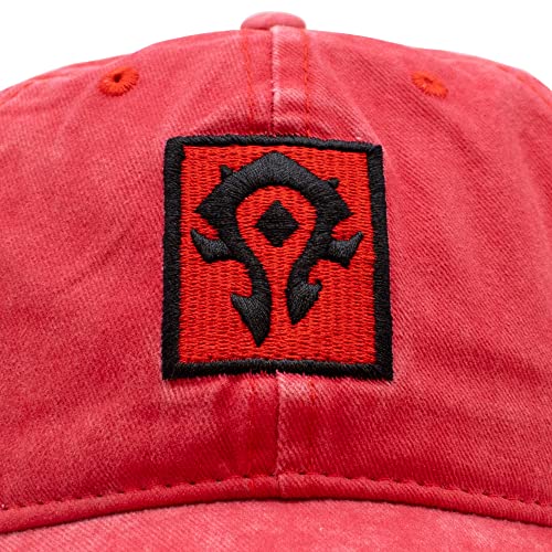 World of Warcraft Horde Knit Patch Dad Hat