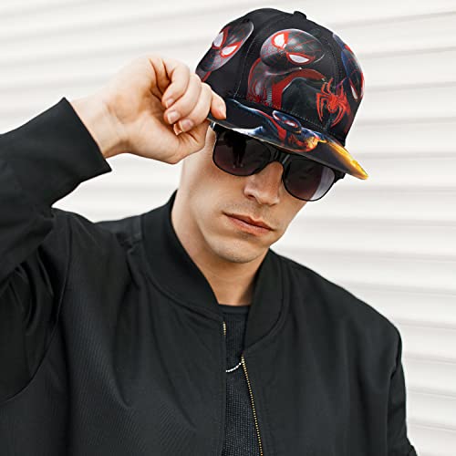 Spiderman Character Costume Embroidered Snapback Baseball Cap