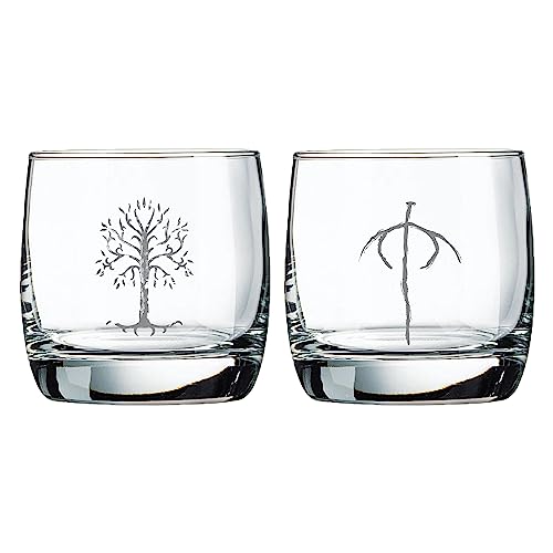 Katalyst Lord of The Rings Whiskey Glasses 2-Pack