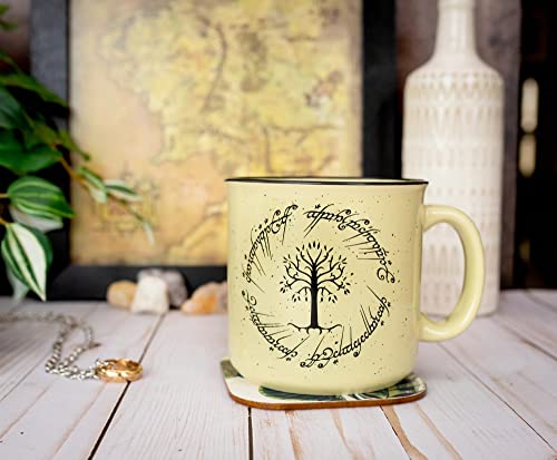 Lord of the Rings Gondor Elven Script Ceramic Mug