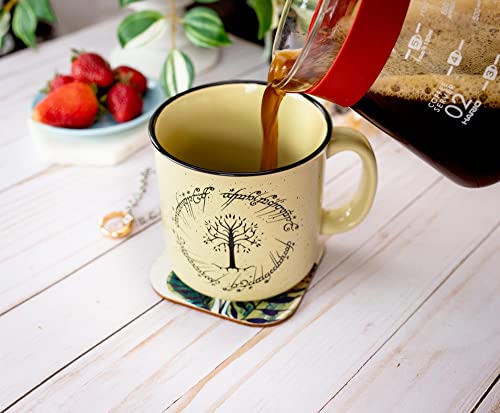 Lord of the Rings Gondor Elven Script Ceramic Mug