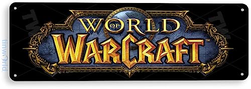 World of Warcraft Arcade Metal Sign Decor A952