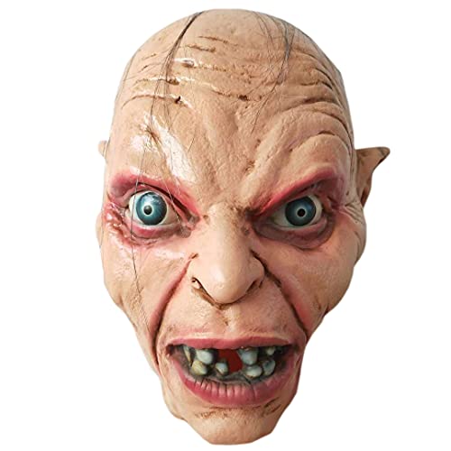 Gollum Lord Rings Halloween Mask Party Props Masquerade