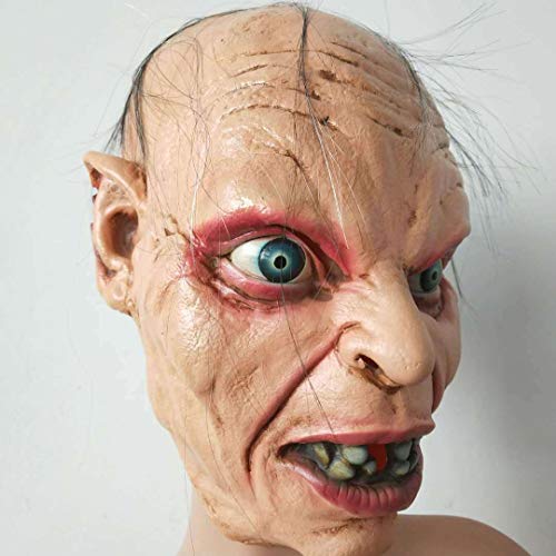 Gollum Lord Rings Halloween Mask Party Props Masquerade