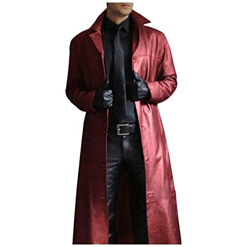 Men's Vintage Gothic Steampunk Trench Coat - PARREN