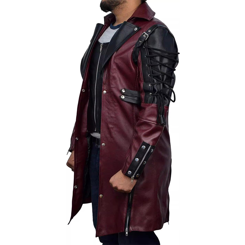 Steampunk Leather Trench Coat for Men and Women