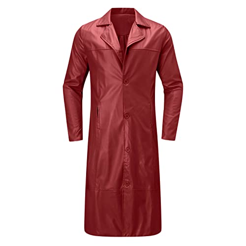 Men's Vintage Gothic Steampunk Trench Coat - PARREN