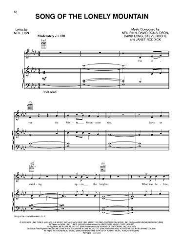 The Hobbit: Sheet Music Selections from Original Soundtrack