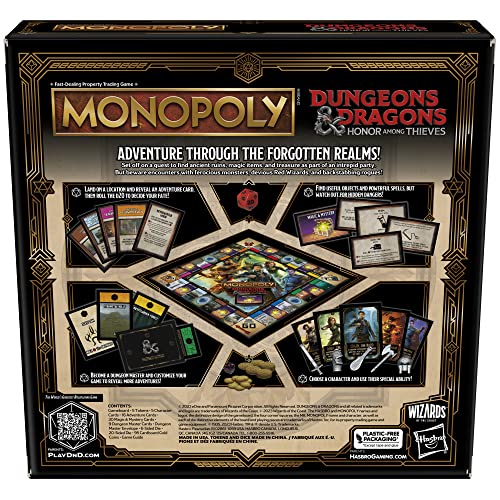 D&D Monopoly: Honor Among Thieves Board Game