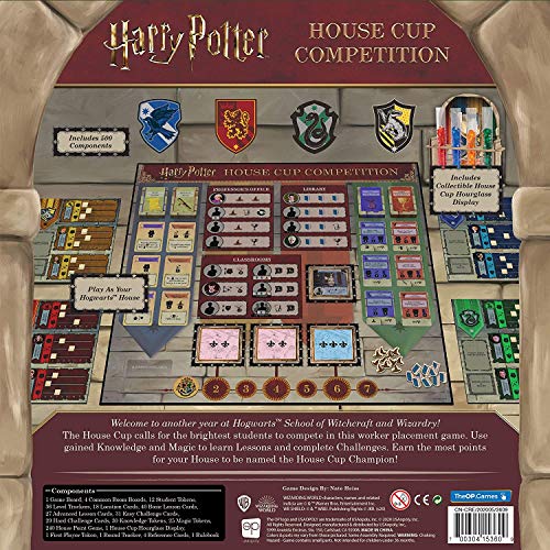 Harry Potter House Cup Worker Placement Board Game
