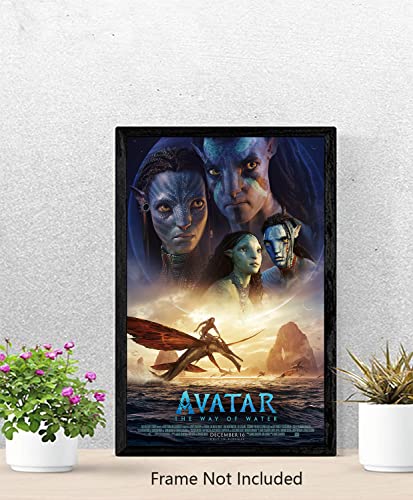 XIHOO Avatar 2 Movie Poster 16x24, Unframed