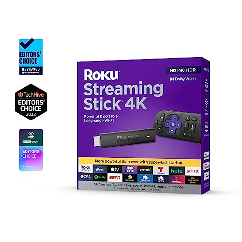 Roku 4K Streaming Stick with Voice Remote