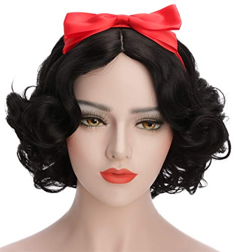 Black Snow White Wig for Women