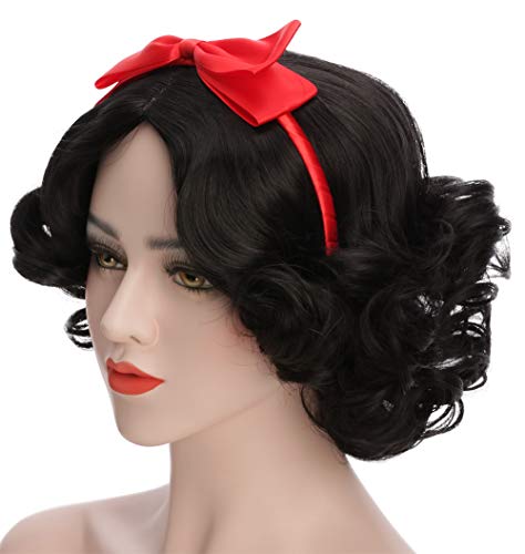 Black Snow White Wig for Women