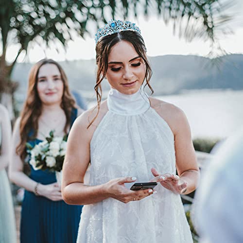 Elsa Frozen- Blue Crystal Tiara Costume