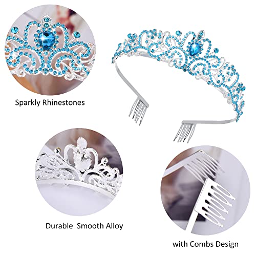 Elsa Frozen- Blue Crystal Tiara Costume