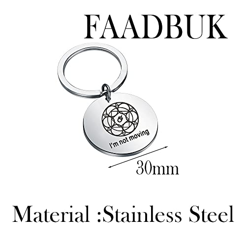 FF14 Black Mage Ley Lines Keychain for Gamers