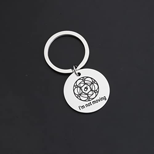 FF14 Black Mage Ley Lines Keychain for Gamers