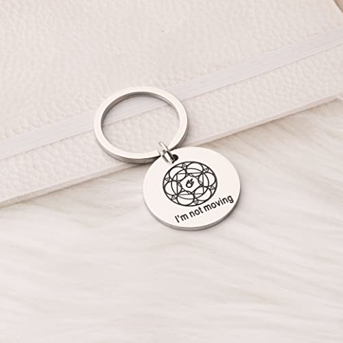 FF14 Black Mage Ley Lines Keychain for Gamers