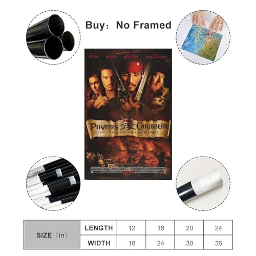 Pirates: Black Pearl Canvas Wall Art