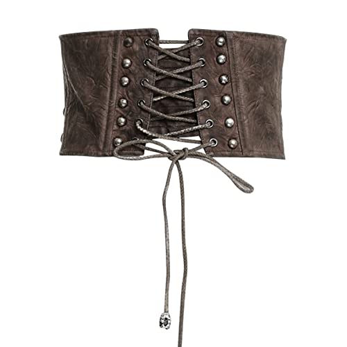 Punk Lace-up Cinch Belt for Women's Cosplay Parties