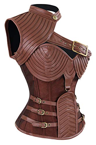 Steampunk Gothic Steel Boned Zipper Corset for Women