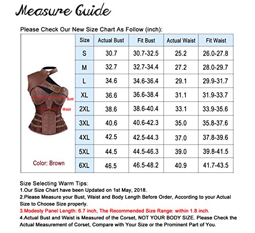 Steampunk Gothic Steel Boned Zipper Corset for Women