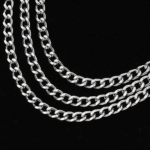 Glamorous Multilayer Metal Waist Chain Silver