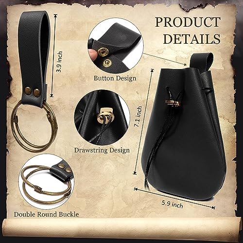 Steampunk Renaissance Waist Bag Fanny Pack (Tri-Black)