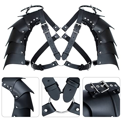 Renaissance Leather Belt Shawl with Bracers & Accessories