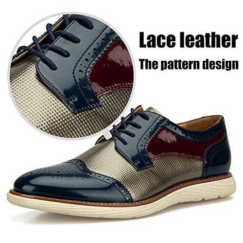 Lightweight Men's Oxford Casual Fantasy Dress Shoes