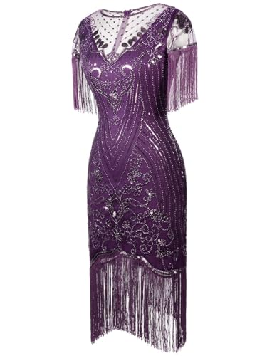 Gatsby-Inspired Sequin Fairy Dress with Sleeves