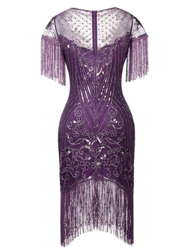 Gatsby-Inspired Sequin Fairy Dress with Sleeves