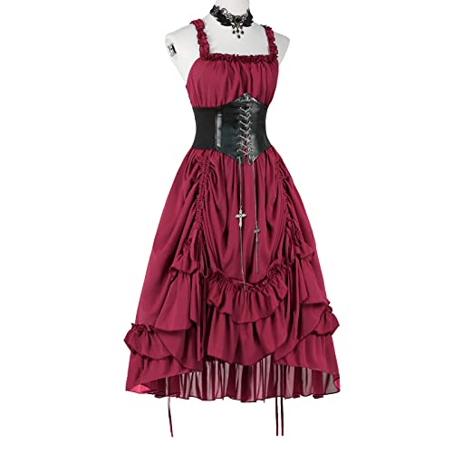 Steampunk Victorian Cosplay Dress for Fantasy Adventures