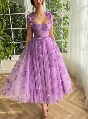 Emerald Green Tulle Butterfly Fairy Prom Dress