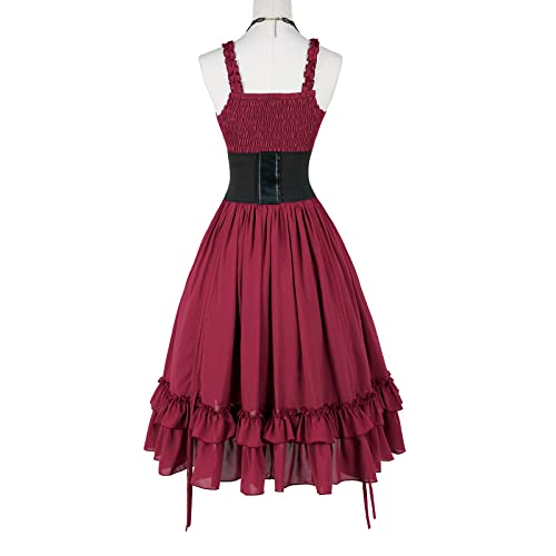 Steampunk Victorian Cosplay Dress for Fantasy Adventures