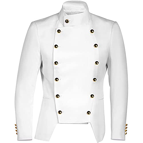 Steampunk Vintage Mens Gothic Swallowtail Tuxedo Jacket