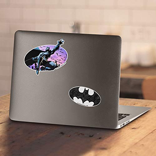 Batman Winged Skull Logo T-Shirt & Stickers (XXL)