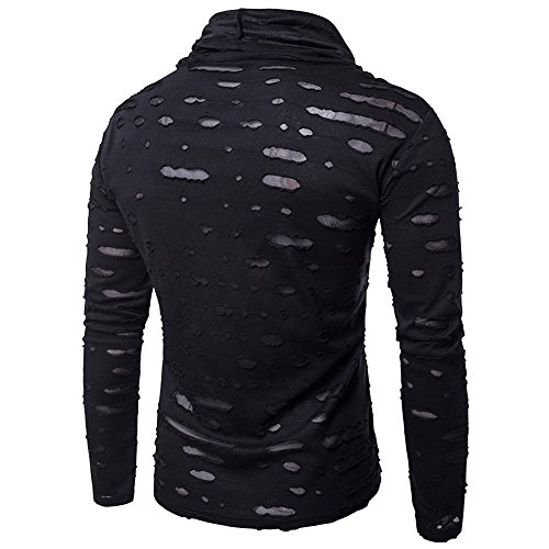 Men's Cyberpunk Long Sleeve T-Shirt Black