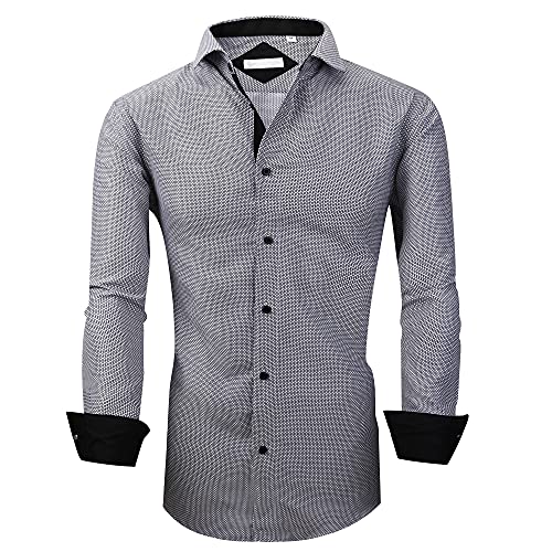 Medieval Inspired Button Down Shirt, Grey