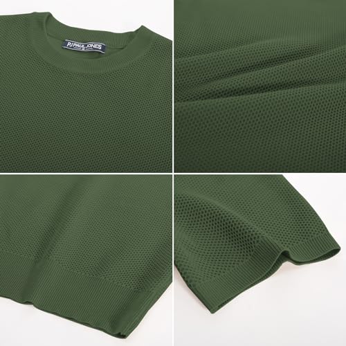 Army Green Waffle Knit Tee