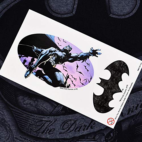 Batman Winged Skull Logo T-Shirt & Stickers (XXL)