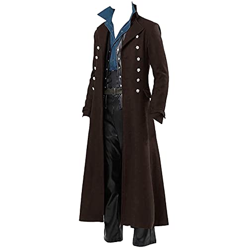 Vintage Gothic Victorian Frock Coat for Men