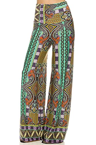 Renaissance Style Wide Leg Palazzo Pants for Women