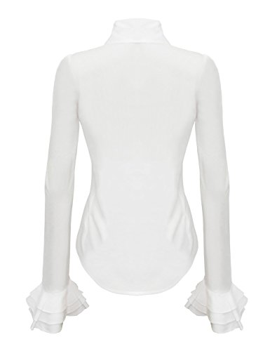 Victorian Renaissance Blouse with Bow Tie - Off White