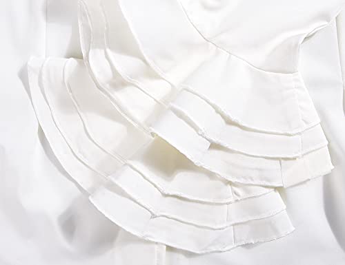 Victorian Renaissance Blouse with Bow Tie - Off White