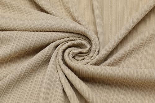 URRU Men's Casual Long Sleeve Camp Beach Shirt