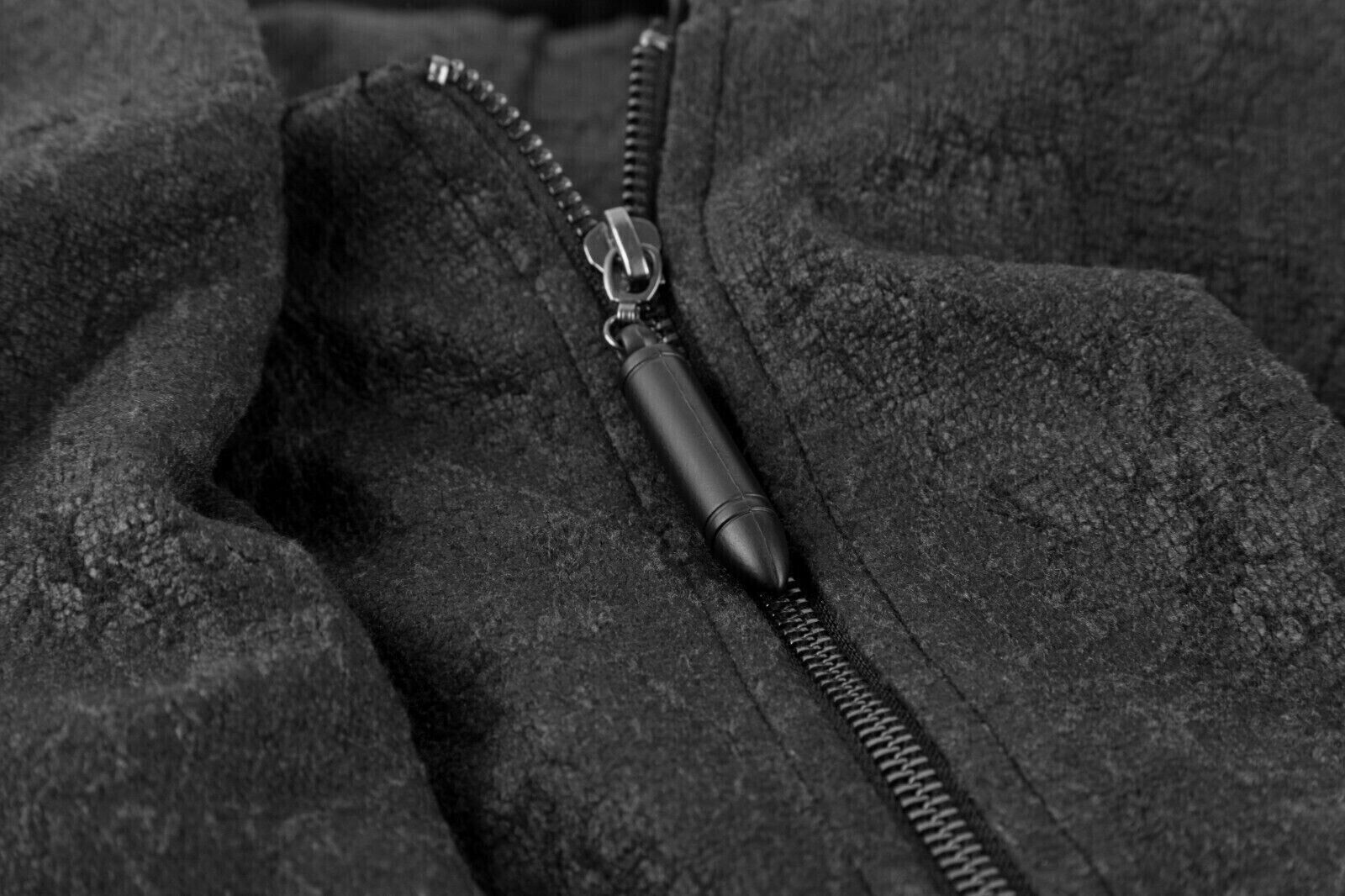 Assassin's Creed Hooded Military Gothic Black Brocade Coat