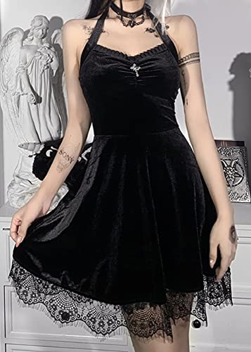Black Fairy Goth Dress